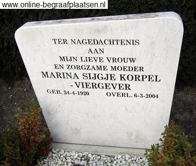 Marina Sijgje Viergever 1920-2004